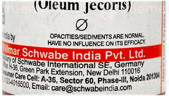 Dr Willmar Schwabe Oleum Jecoris Q Mother Tincture 30ml